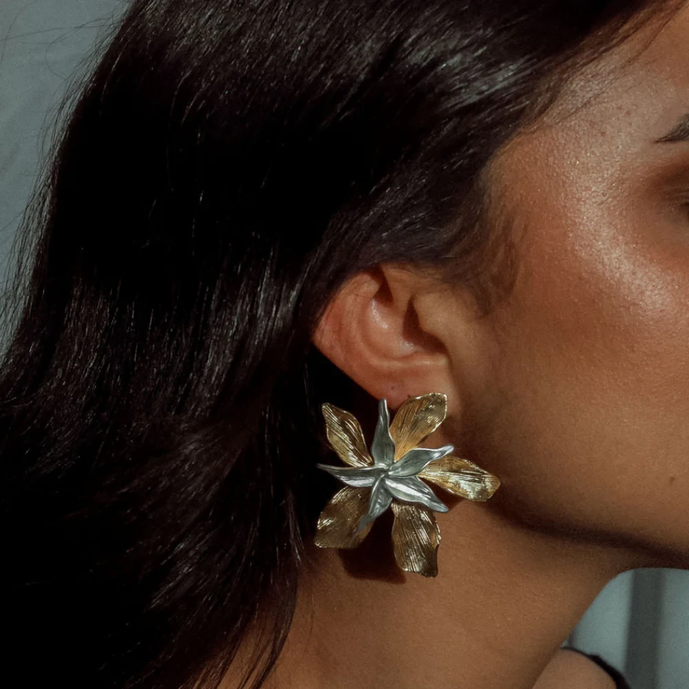 Earrings - Star Flower