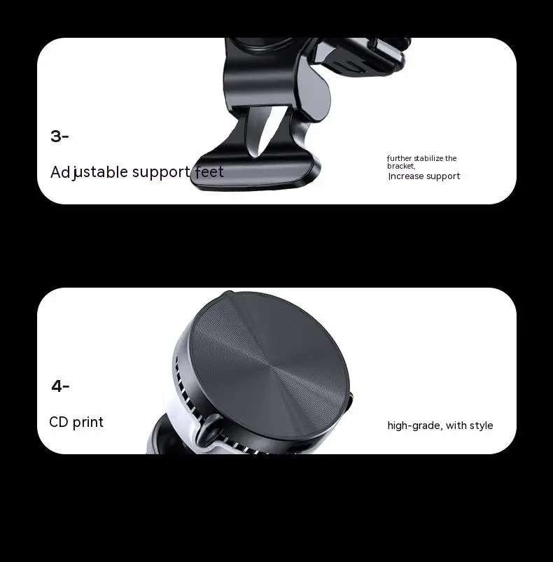 Car Mounted Wireless Charging And Cooling Bracket