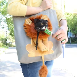 Soft Pet Carrier Lion Design,