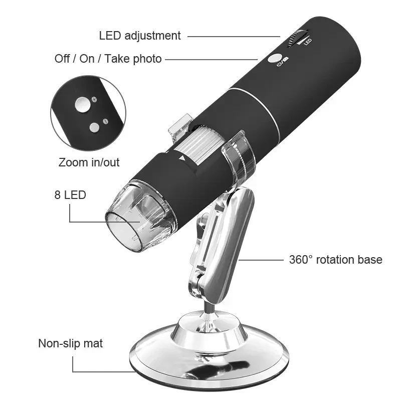 INSKAM 1000X High-Definition Portable Digital Microscope