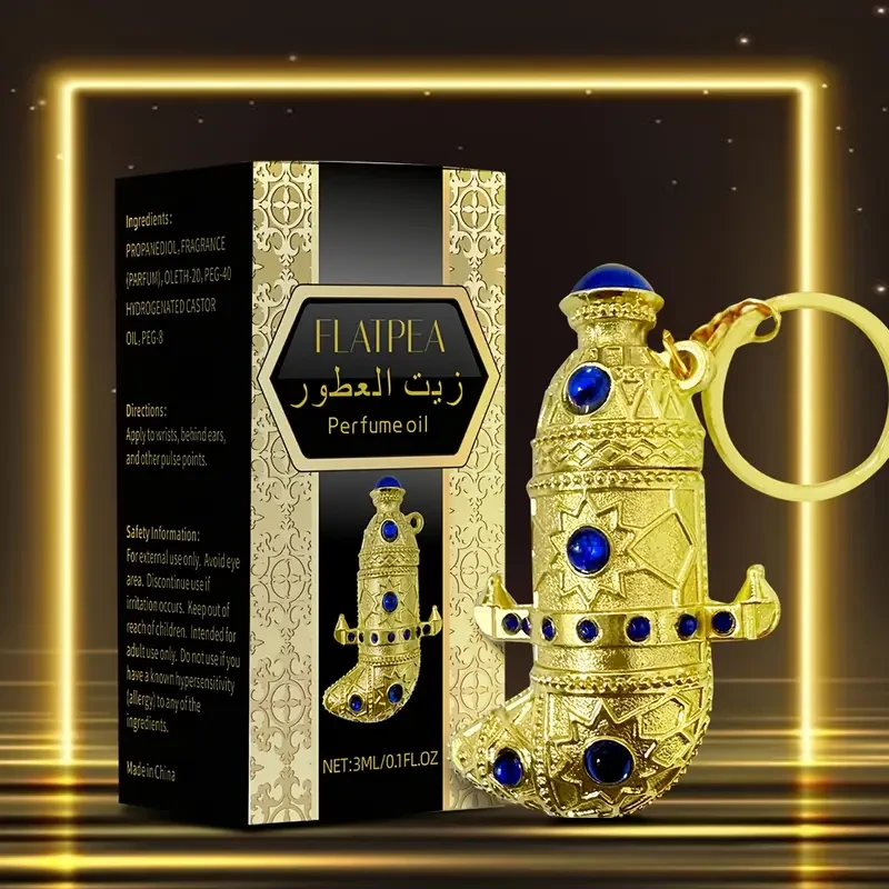 Elegant Golden-Embellished Eau de Parfum for Men and Women