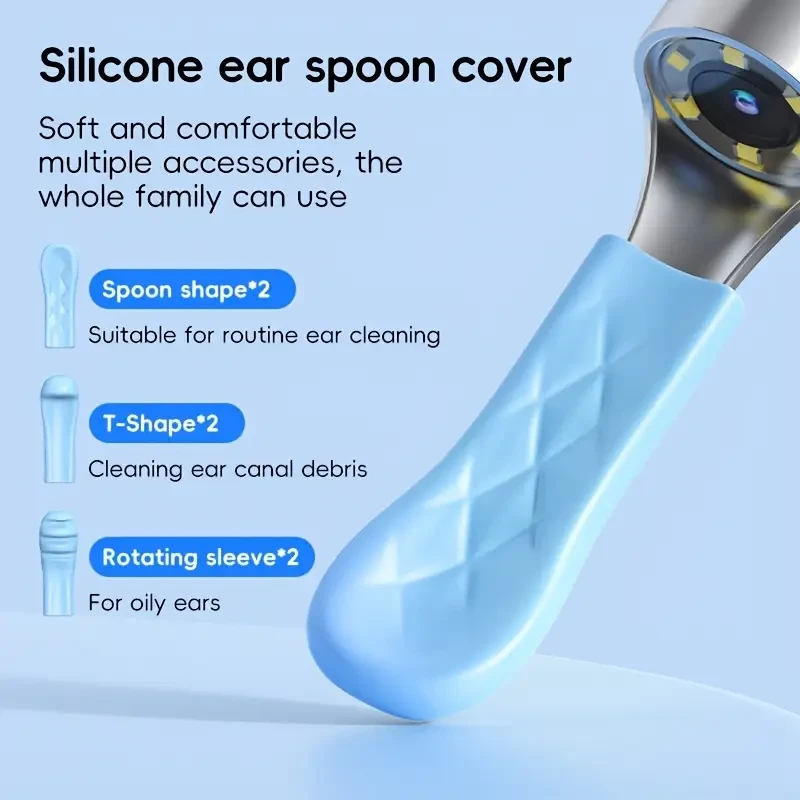 Rechargeable Earwax Removal Tool with Camera and Light