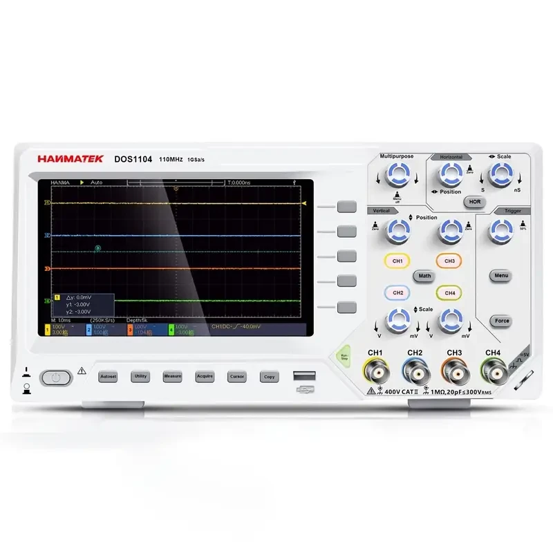 1pc HANMATEK DOS1104 Digital Oscilloscope