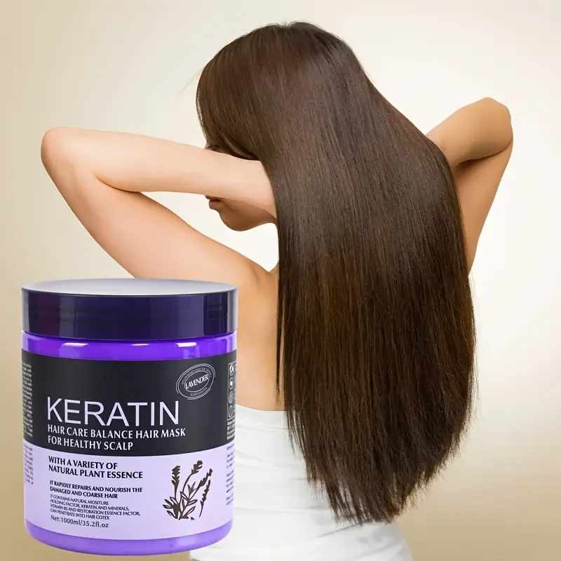 1000ml Keratin Hair Mask with Argan Oil & Lavender Extracts