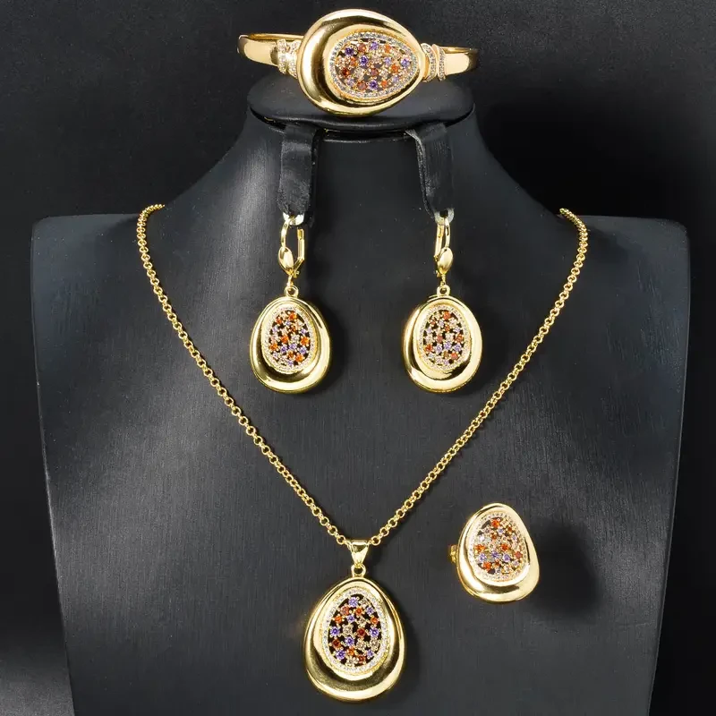 Women's Blingbling Colorful Zirconia