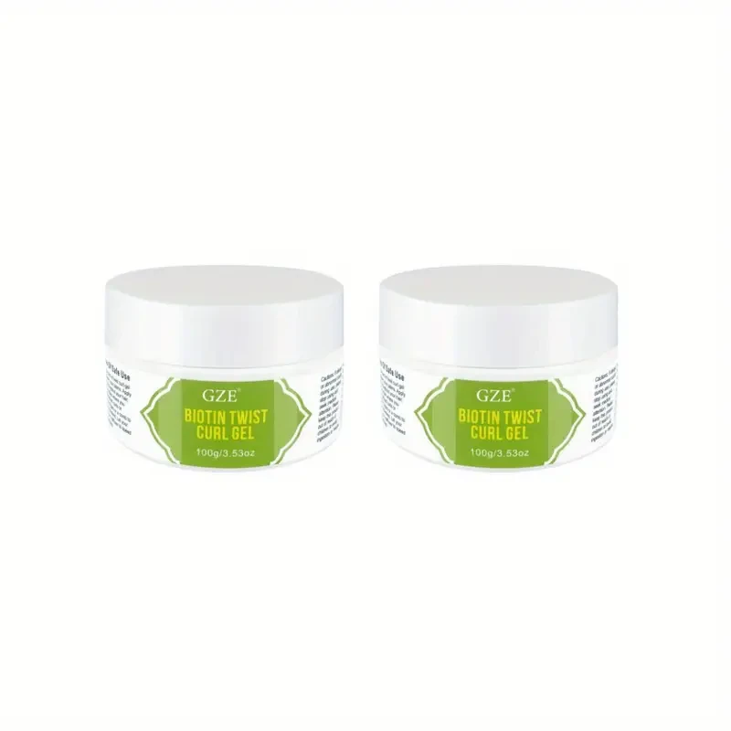 2 Pack GZE Biotin Twist Curl Gel