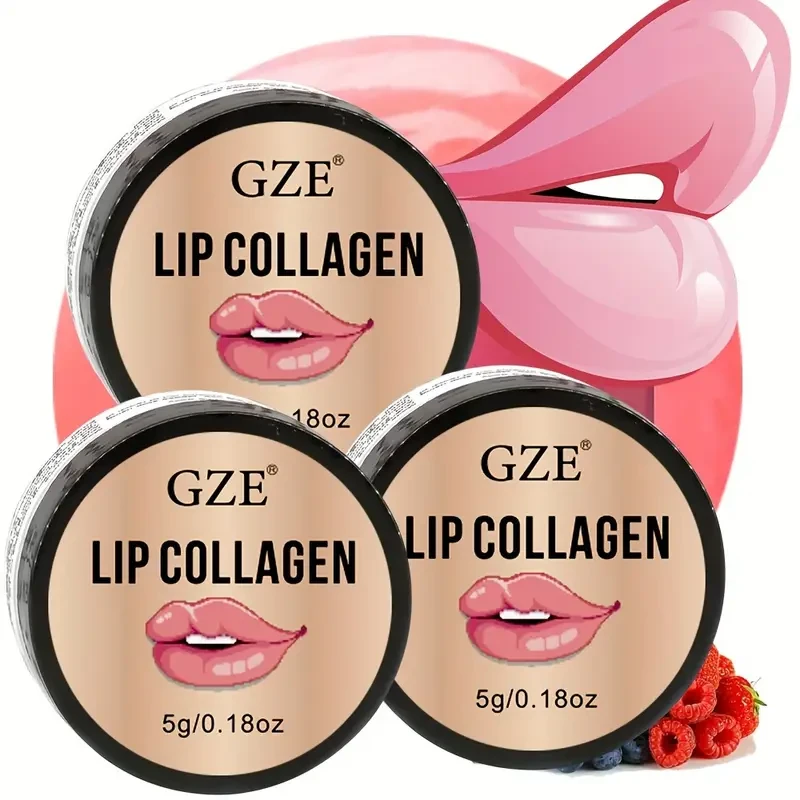 3-Pack Collagen GZE Lip Plumping Balm