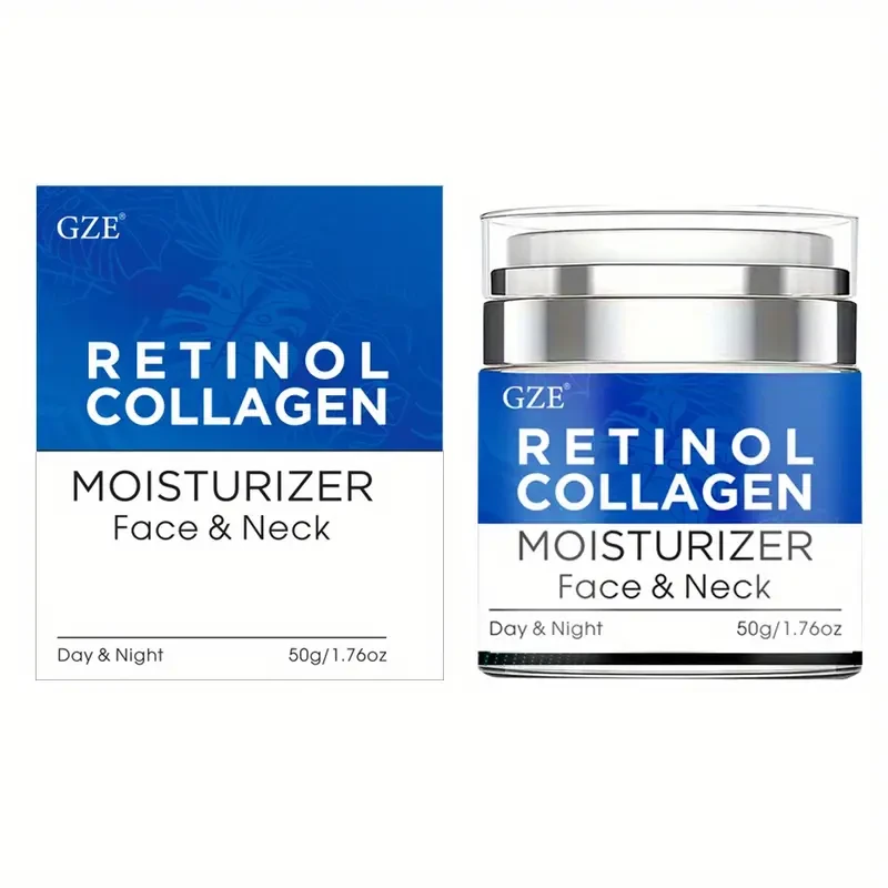 GZE Retinol Collagen Face & Neck Moisturizer Cream with Hyaluronic Acid