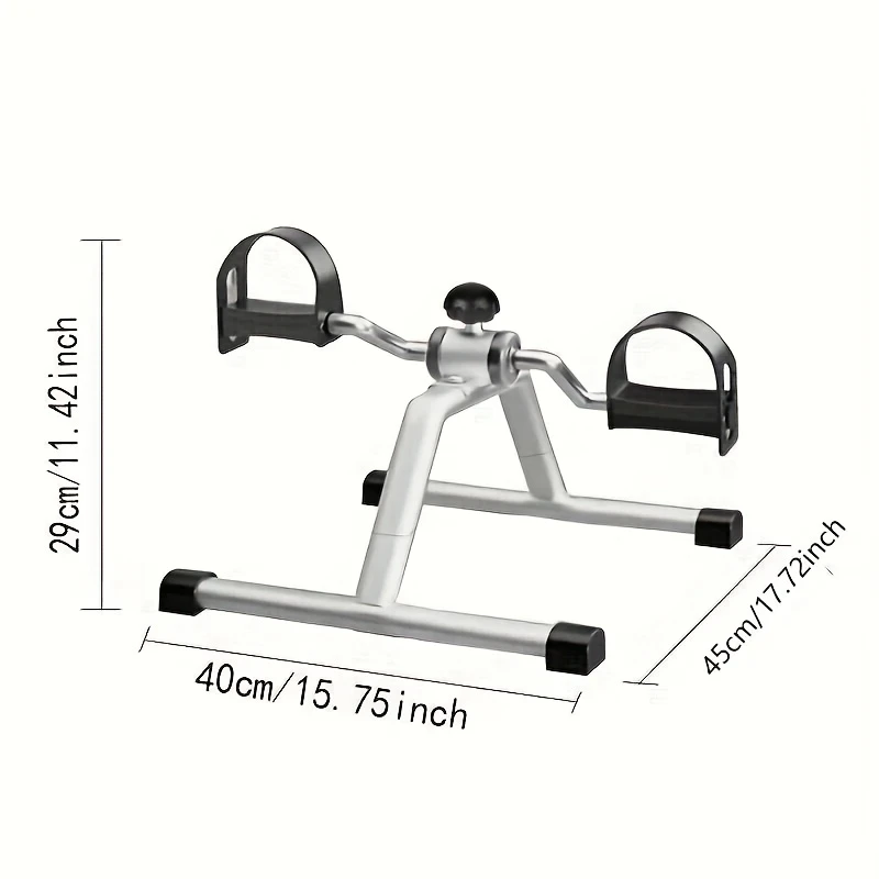 White Aluminum Pedal Exercise Bike for Home Fitness