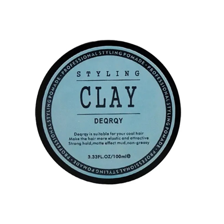 Fashion Matte Finished Hair Styling Clay High Strong Hold, Low Shine Wax for Men, Daily Use