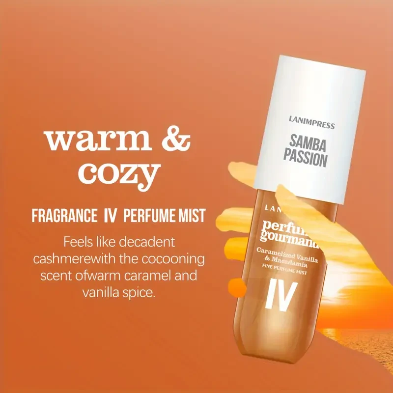 Body&Hair Fragrance Mist - Moisturizing, Alcoholic, Gourmand Fragrance Note