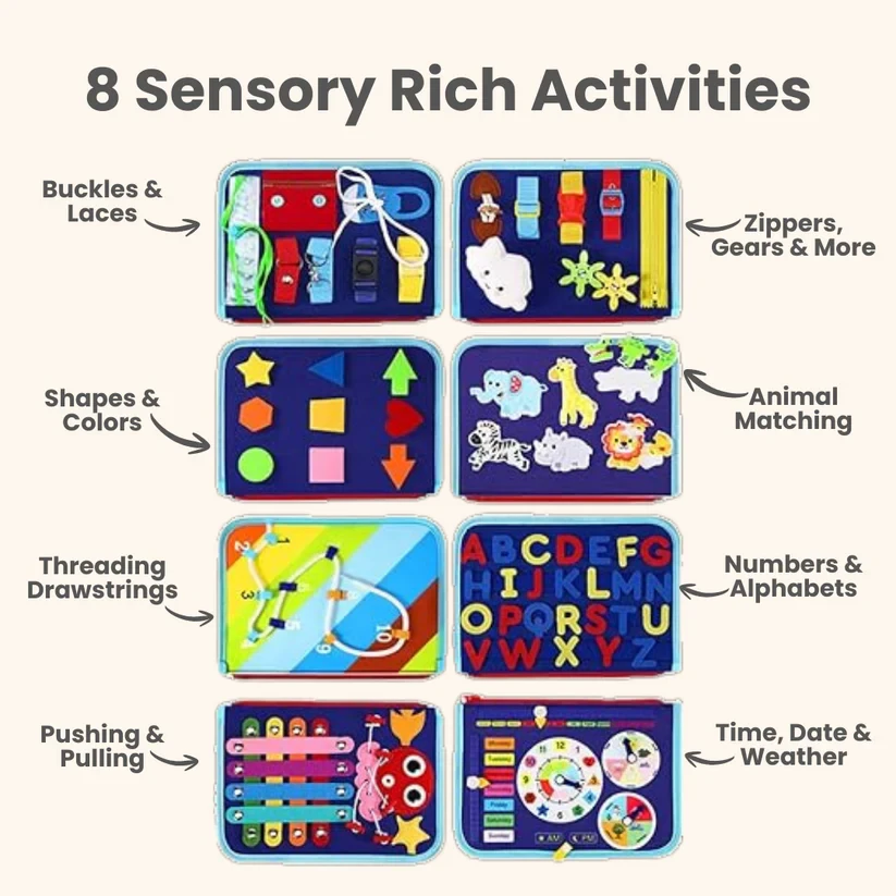 Toddla Montessori Busy Board