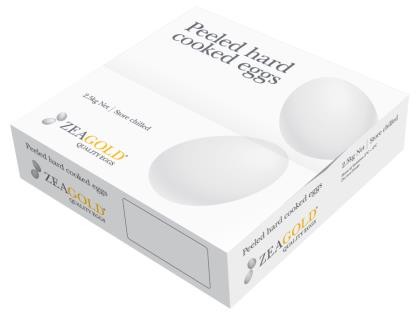 Eggs Whole Peeled Cooked - Chiller