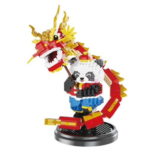 Panda Building Blocks Small Particle Gift Puzzle Decoration Toys