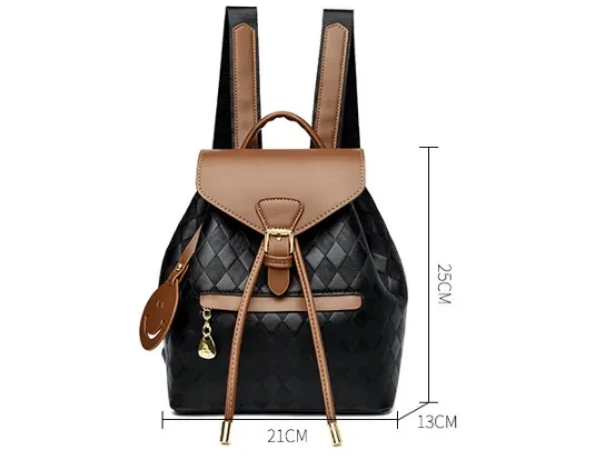 Female Backpack Casual Multifunction Women Leather Backpack Shoulder School Travel Back Pack
