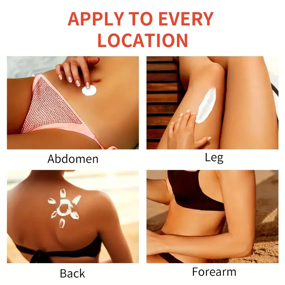 4fl.oz Watermelon Tanning Cream  Waterproof Self-Tanning Cream for Long-Lasting Bronze Skin