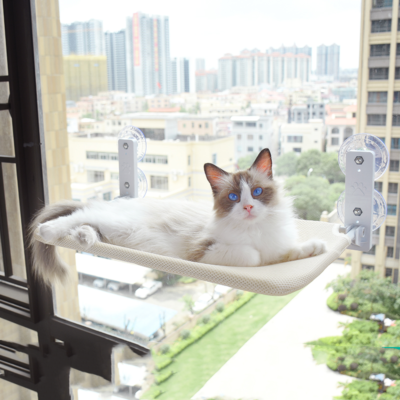 Foldable Cat Window Hammock with Strong Suction Cups