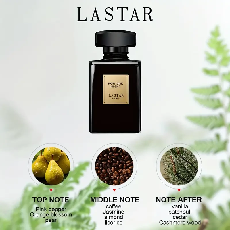 LASTAR Perfume, with Gift Bag, Rich Aroma, Blend Vanilla Jasmine Coffee Broad Musk,