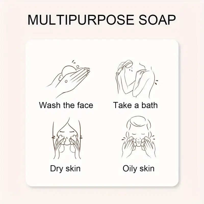 Himalayan Salt Fragrance Soap for Face and Body Deep Cleansing Rich Foam