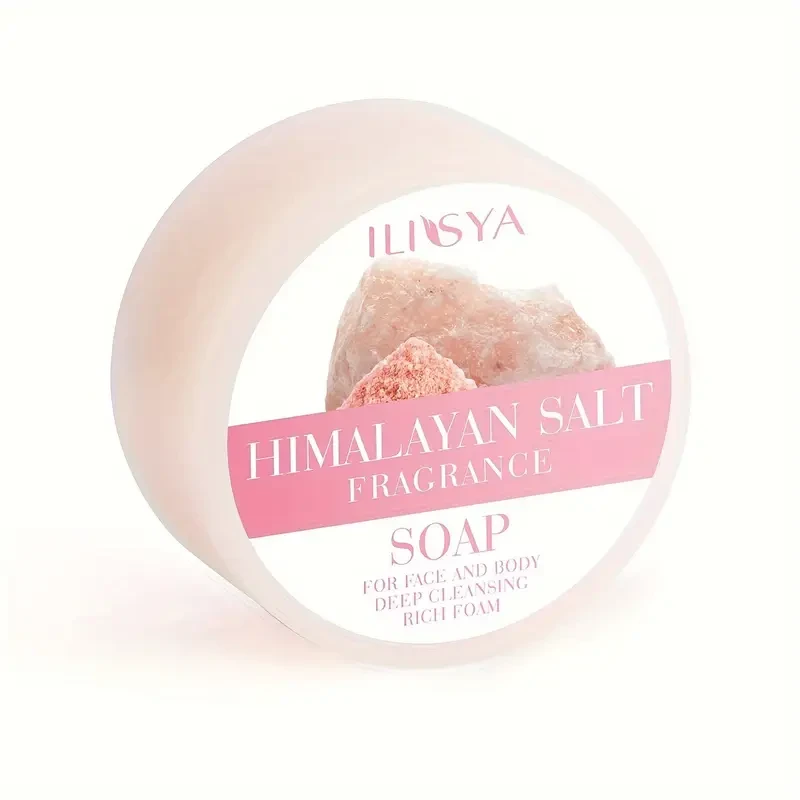 Himalayan Salt Fragrance Soap for Face and Body Deep Cleansing Rich Foam