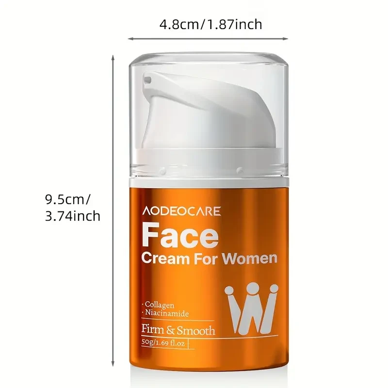 AODEOCARE Women's Collagen & Niacinamide Face Cream
