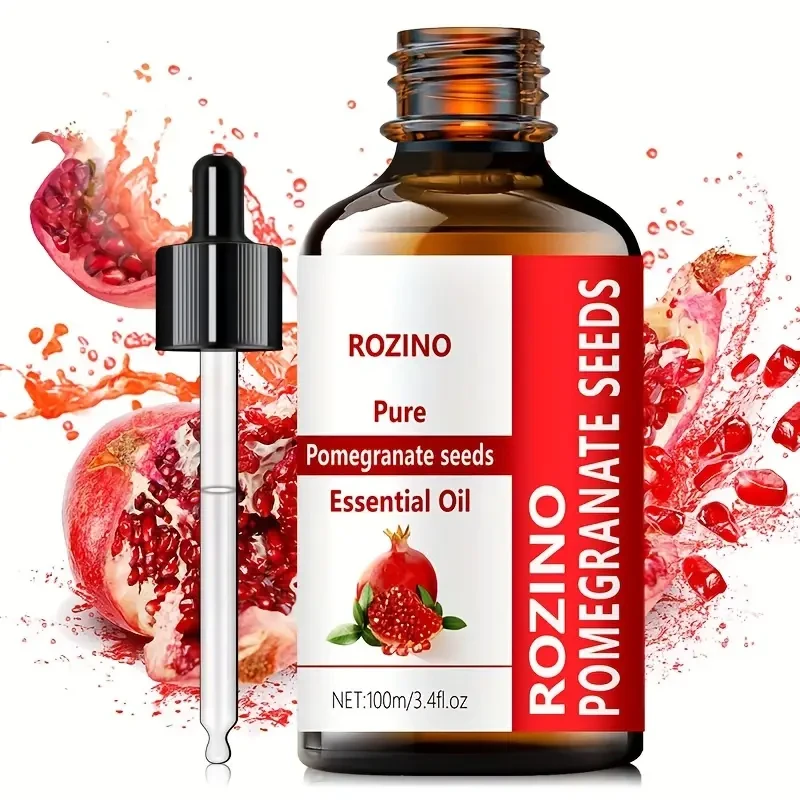 ROZINO Pomegranate Seed Essential Oil, 100% Pure & Natural
