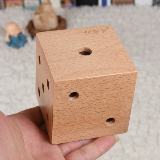 Dice Maze Educational Toy Wooden Ball Labyrinth Ball