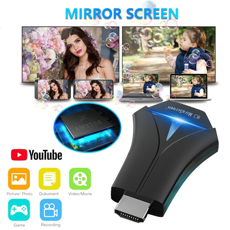 Mirascreen HDMI Mobile Phone Wifi Push Treasure Dongle HD Projector