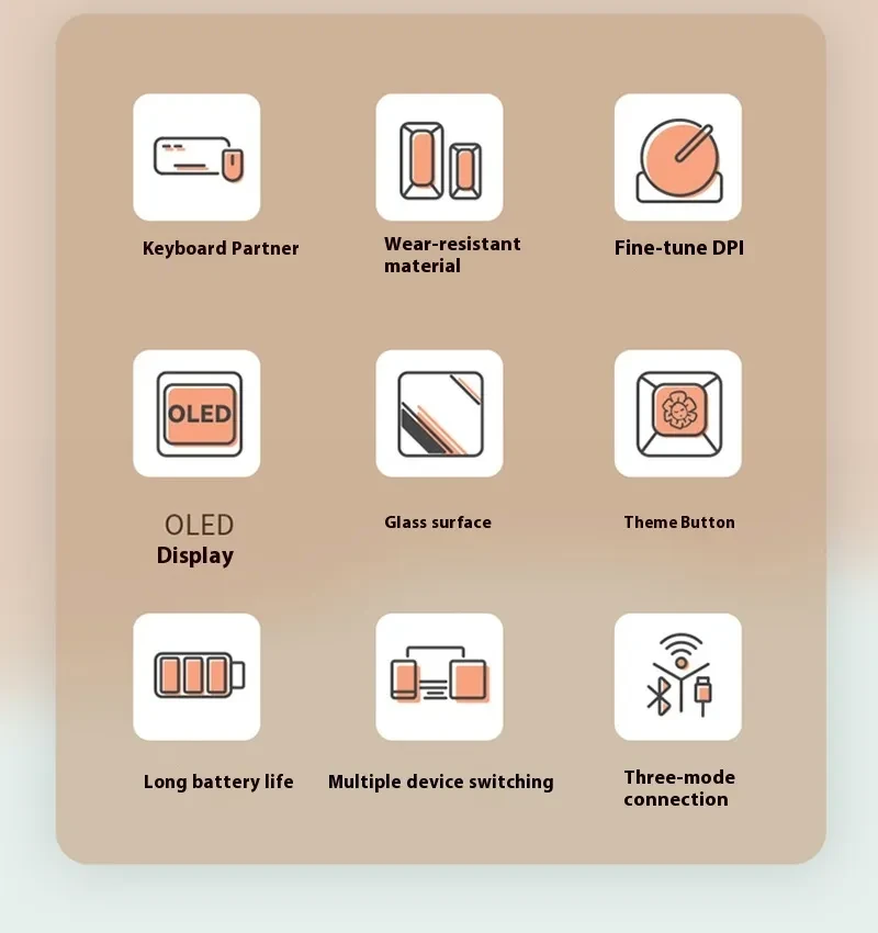 Xiaoqiao Three Mode Wireless Mouse