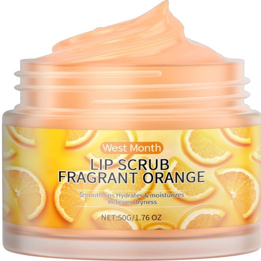 Orange Lip Moisturizing Scrub