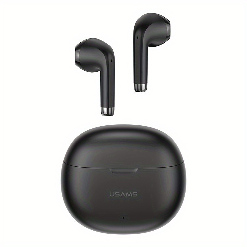 USAMS TureTWS Wireless Earphones  BT 5.3, Ultra Mini Size, Sports In-Ear Earbuds, Bass ACC 3D Surround Sound, Model USAMS-YO17