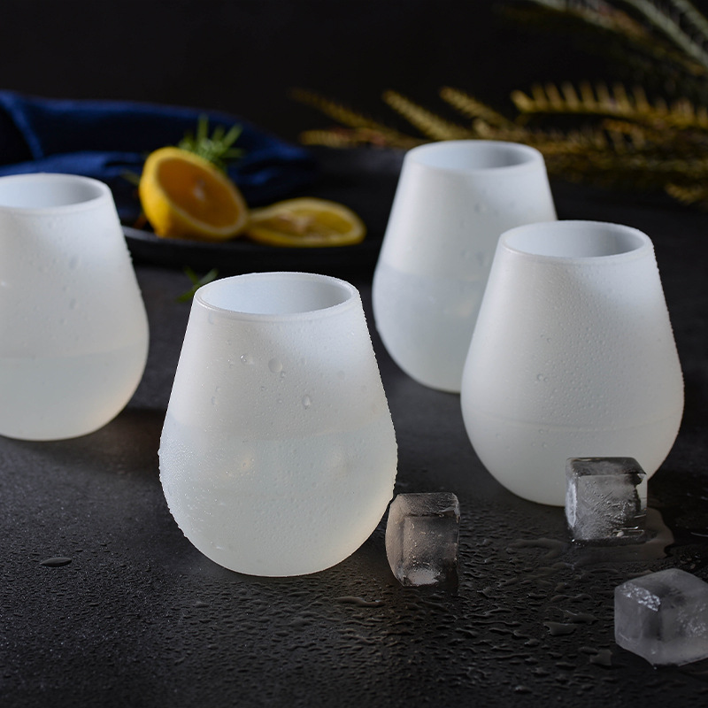 Silicone luminous wine glass
