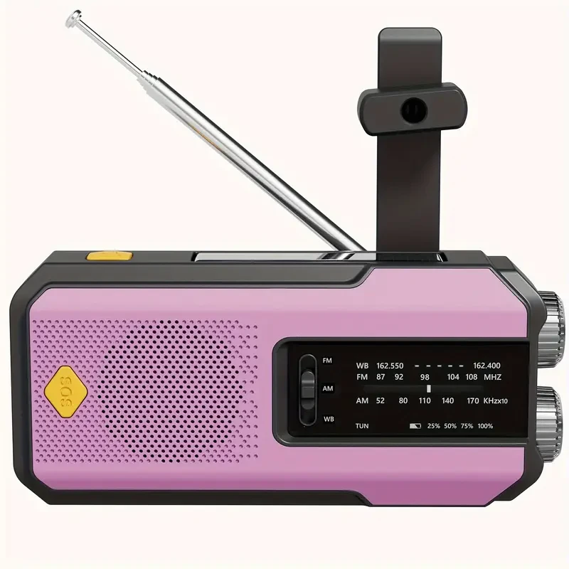 Daykit Hand Crank Radio  AM/FM, Solar, Flashlight & SOS Alarm