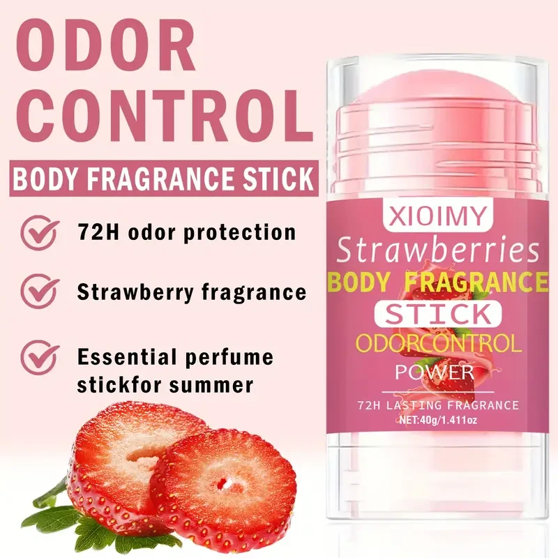 Xioimy Strawberry & Vanilla Body Fragrance Stick - 40g