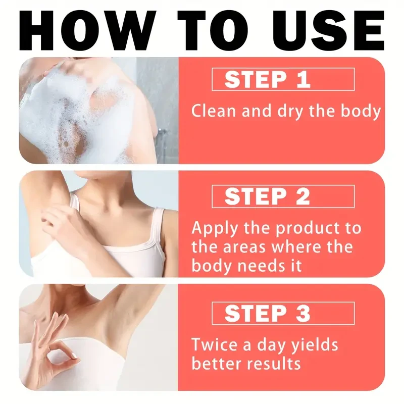 XIOIMY Rose Scented Deodorant Cream, 2pcs