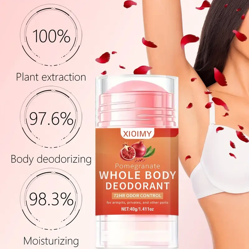 Xioimy Pomegranate & Lavender Deodorant Cream - 40g