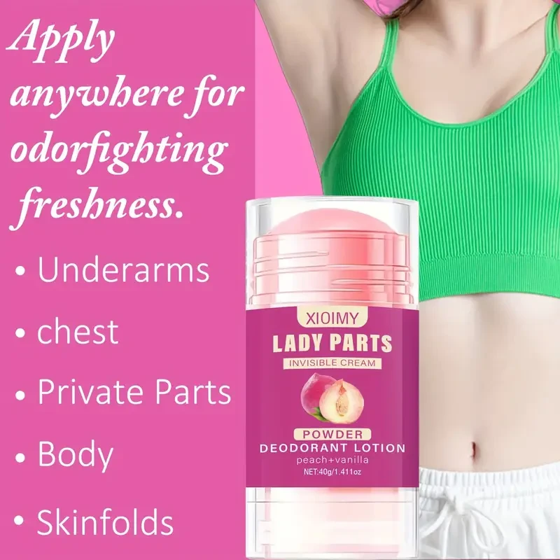 Xioimy Peach Scented Deodorizing Cream, 40g