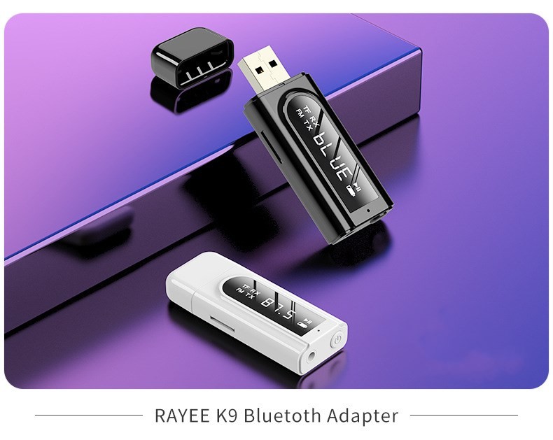 USB car FM bluetooth receiver for MP3 playback