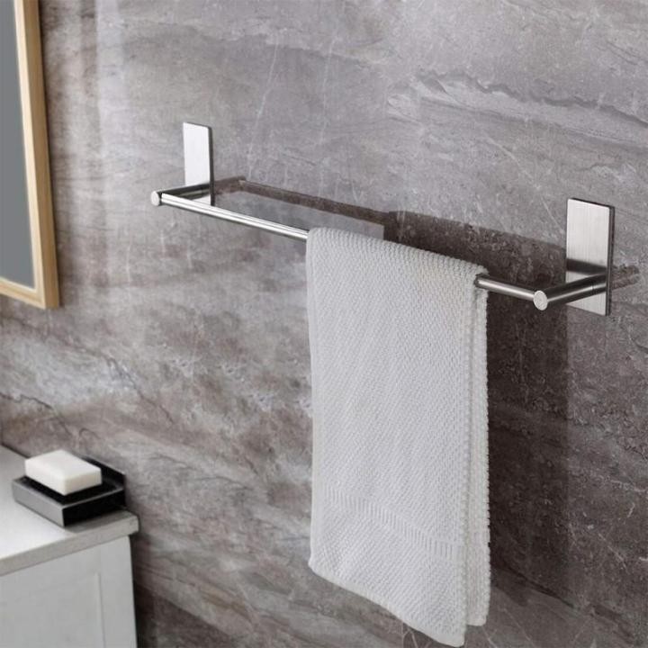 Bathroom Toilet Towel Bar Single Towel Rack Hanging Rod Bathroom Accessories
