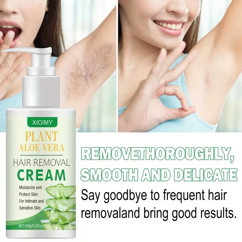 2pcs Aloe Vera Moisturizing Non Stimulating Hair Removal Cream