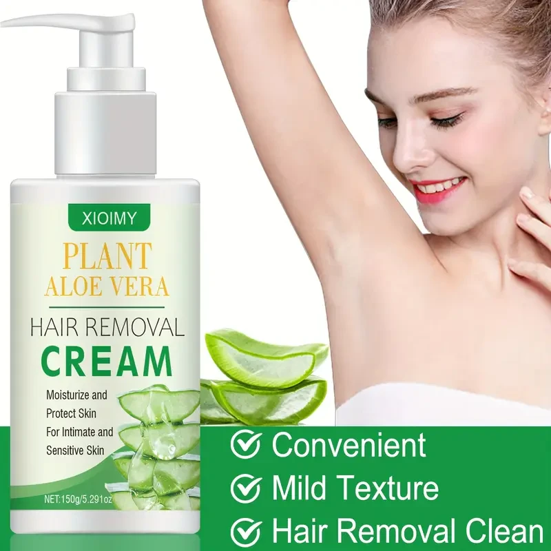 2pcs Aloe Vera Moisturizing Non Stimulating Hair Removal Cream