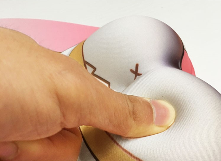 Keji dog dog mouse pad dog wrist pad cartoon creative pattern girl Keji PP silicone wristband