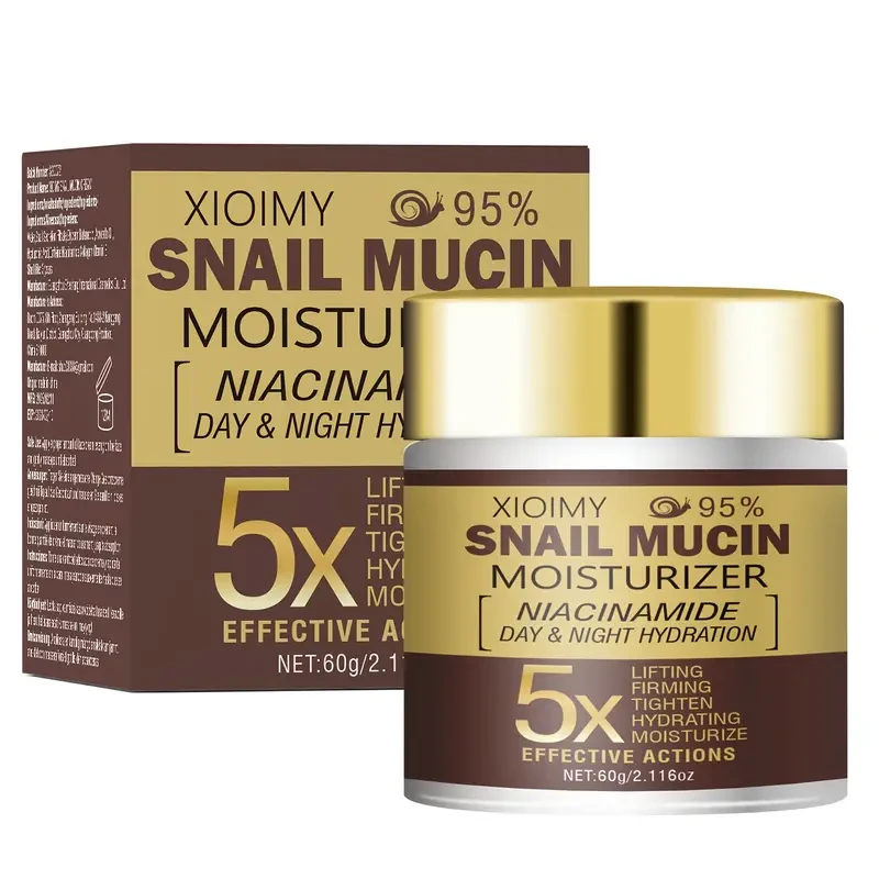 XIOIMY 60g Snail Face Cream with 5X Snail Mucin Moisturizer
