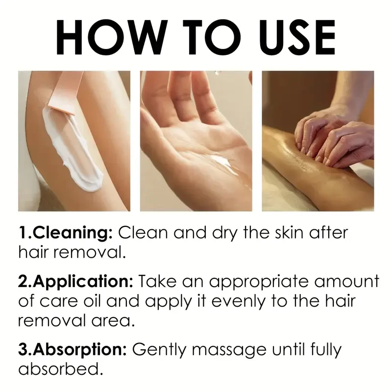 XIOIMY 30ml Body Hair Removal & Shaving Care Oil with Hyaluronic Acid