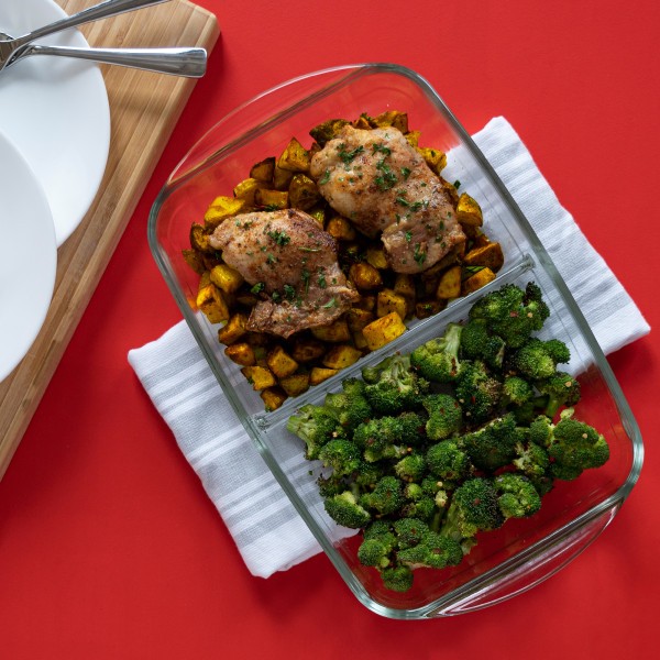 Divided Glass Bakeware 8x12" 2.6L - Pyrex