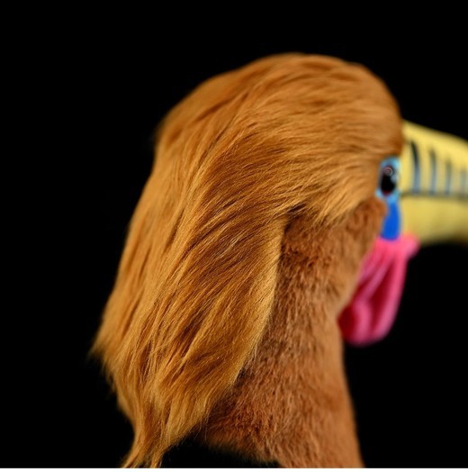 Original Design Brown Necked Hornbill Plush Toy
