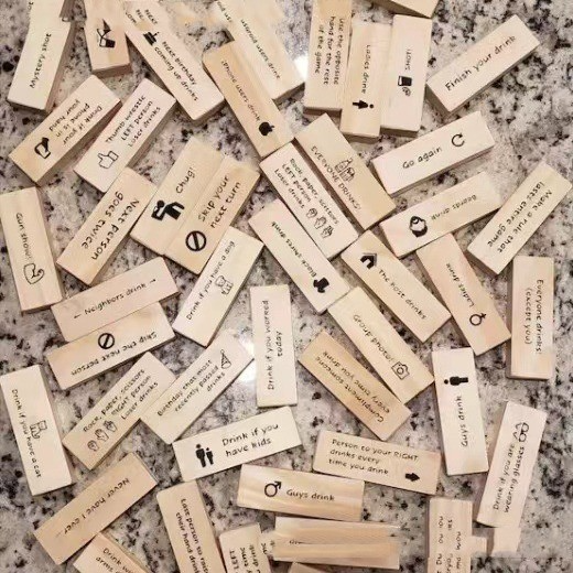 Drinking Game Tumbling Tower Blocks