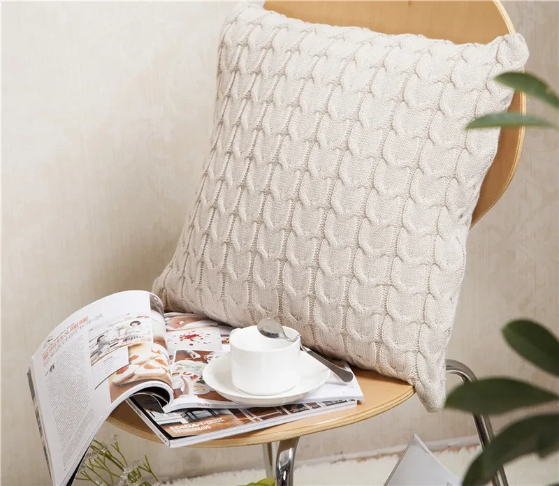 Plain White Cushion Covers