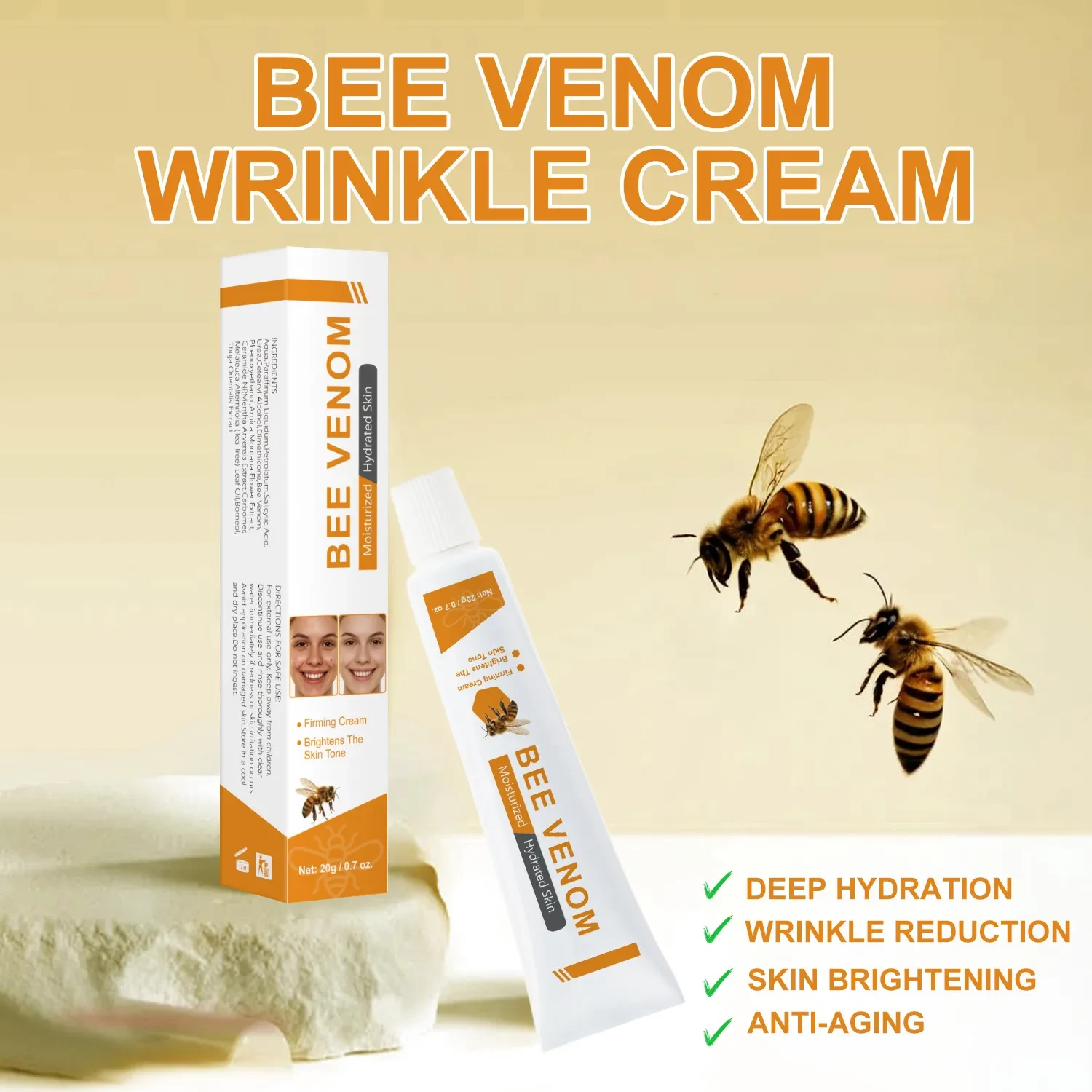 Bee Venom Wrinkle Removal Cream