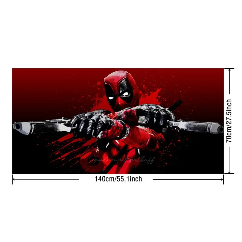 Licensed Deadpool Unframed Canvas Poster - Aesthetic Wall Art for Home & Office